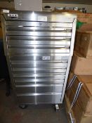 *NXA Stainless Steel 9 Drawer Tool Chest