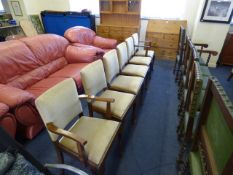 Set of 6 Art Deco Dining Room Chairs