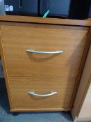 *2 Drawer Foolscap Filing Cabinet in Cherrywood Finish