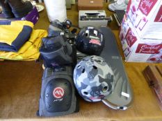 Pair of Roller Skates - Tony Hawk Board - Safety Helmets etc