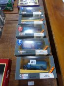 5 Boxed Corgi Classic Bedford O Series Vans