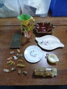 Collection of Wade Wimsies - Crown Devon Salad Plates - Burleighware Jugs etc