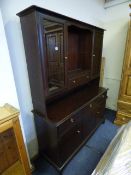 Stag Minstrel Display Cabinet Over Sideboard