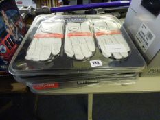 *10 PACKS OF LEATHER GOLF GLOVES