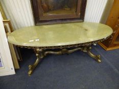 Onyx & Gilt Coffee Table