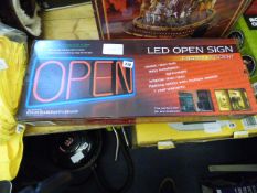 *LED OPEN SIGN     FY 09