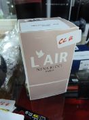 *NINA RICCI L'AIR   WOMENS PERFUME