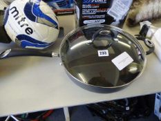 *BIALETTI DEEP SAUTE FRYING PAN W/L