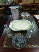 2 Meat Plates - Edwardian Water Jug - Masons Bowl etc