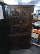 Oak Corner Cabinet