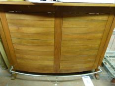*Hardwood Garden Bar with 2 Stools