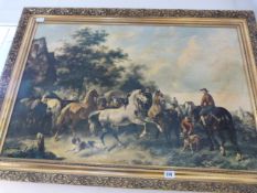 Framed Print of Horses