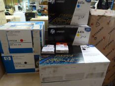 *11 Laser Jet & 2 Ink Jet Cartridges - Various Colours