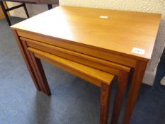 Nest of 3 Teak Tables