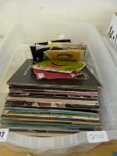 Box of LP & Single Records