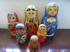6 Sets of Russian Dolls