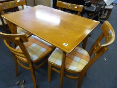 1970's Style Kitchen Table & 4 Chairs