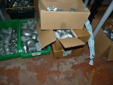*9 Boxes of Galvanised Hand Rail Supports & Connectors