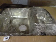 *Double Stainless Steel Sink & Drainer