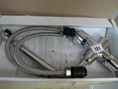 *Mono Block Swan Neck Chrome Tap