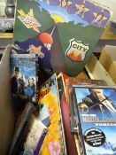 Box of LP Records & DVDs