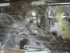 *Double Stainless Steel Sink & Drainer