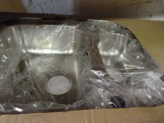 *Double Stainless Steel Sink & Drainer