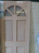 *XL Joinery Limited Carolina 78 x 33 x 1 3/4 Hardwood Exterior Door