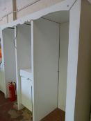 Display Shop Unit - White - Complete with Dumb Waiter