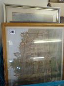 Box Containing Assorted Framed Prints