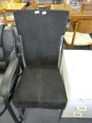 Black & Chrome Chair