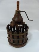 Basket Fruit Press