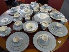 Large Quantity of Royal Doulton Rose Elegance Dinnerware