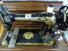 Cased Singer Sewing Machine