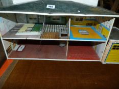 1960's Tin Plate Dolls House