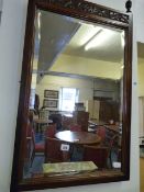 Mahogany Framed Mirror