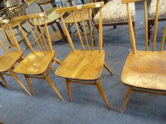 4 Ercol Dining Room Chairs