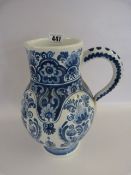 Signed Circa Early 1900's Delft Jug