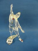 Boxed Swarovski Figurine Masquerade Pierrot