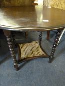 Edwardian Occasional Table on Turned Legs