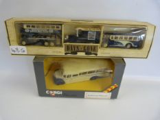 Boxed EYMS Corgi Bus etc(2 Boxes)