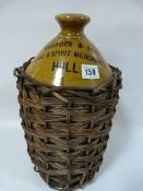 Ruddock & Sons Stoneware Cask in Basket