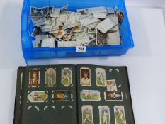 Quantity of Cigarette Cards in Album & Lose Cards
