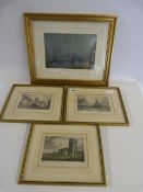 4 Gilt Framed Local Prints