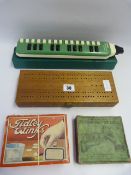 Domino Set - Tiddlywinks - Stencils etc