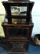 Victorian Mahogany Music Cabinet