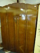 Art Deco Double Wardrobe