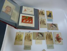 Collection of Vintage Christmas Cards & Calendars