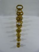Set of 7 Brass Vintage Weights
