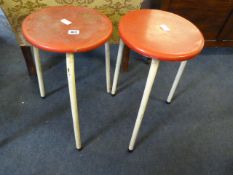 2 1960's Stools